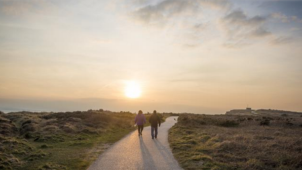 Winter walk at Hengistbury head 